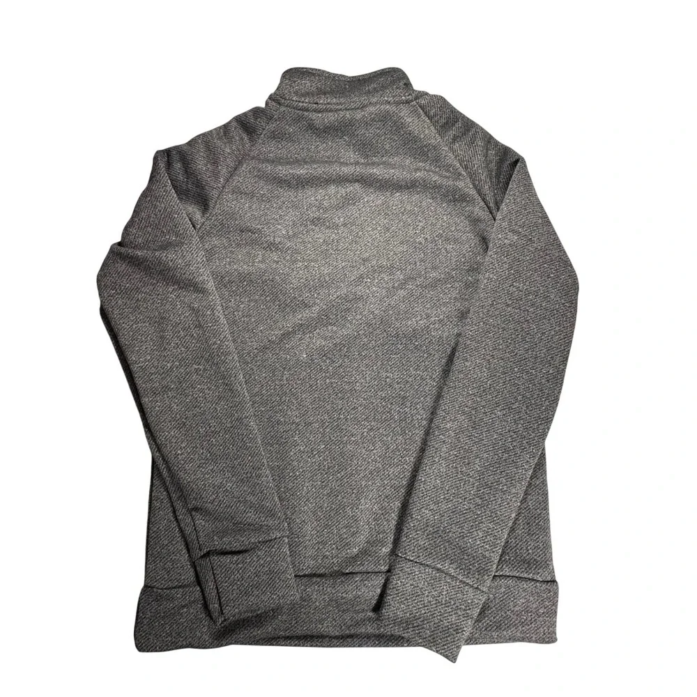 Puma Boys Quarter Zip Pullover Charcoal Gray‎ Heather Mock Neck Size M 10-12 NEW